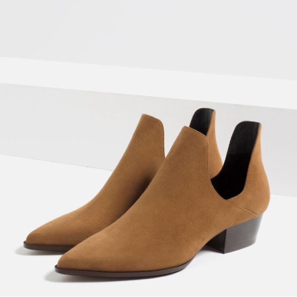 Zara Open Womens Boot Pointy‎ Sz EU 41